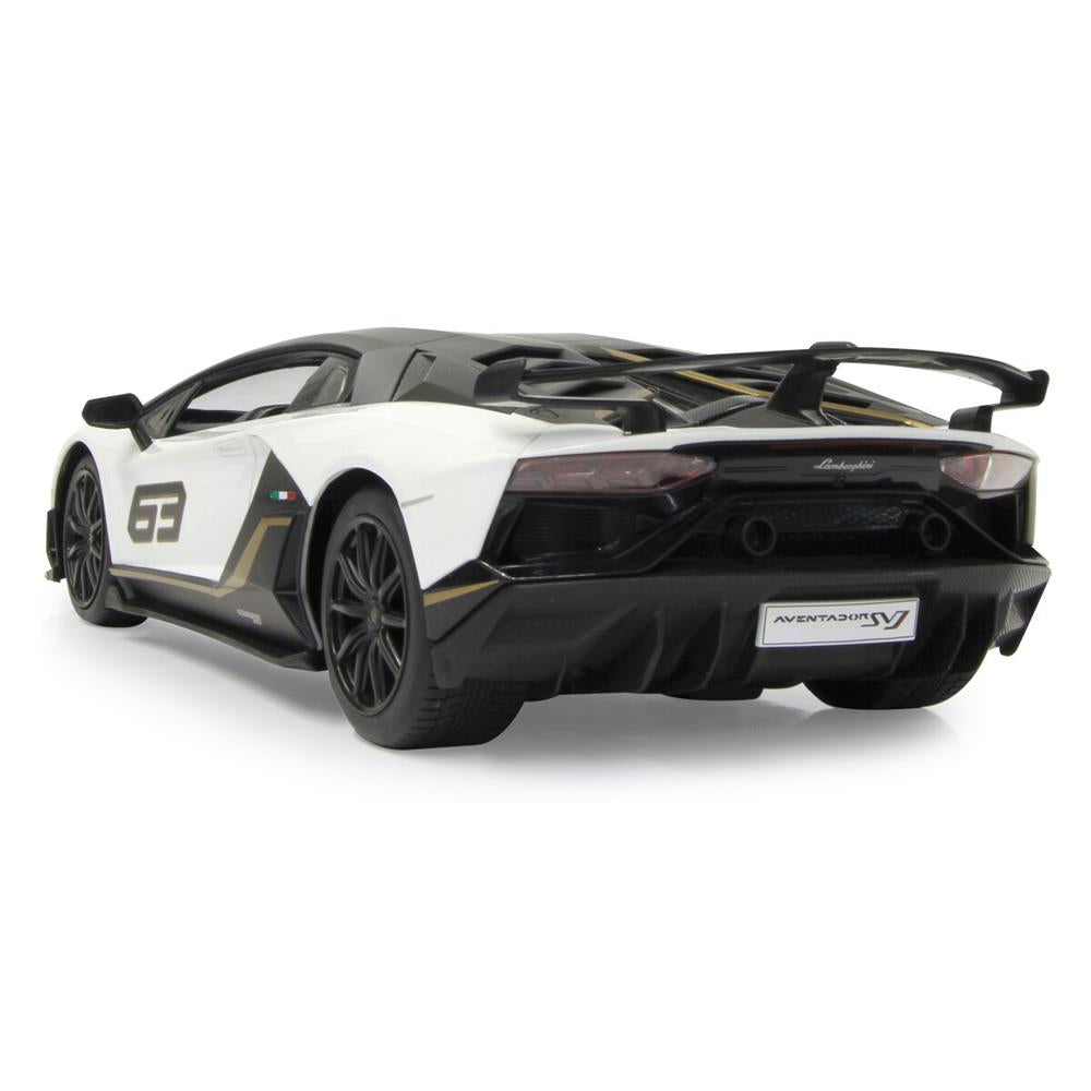 Jamara Lamborghini Aventador SVJ Performance 1:14 weiß 2,4GHz Ferngesteuertes Auto mit LED Fahrlicht
