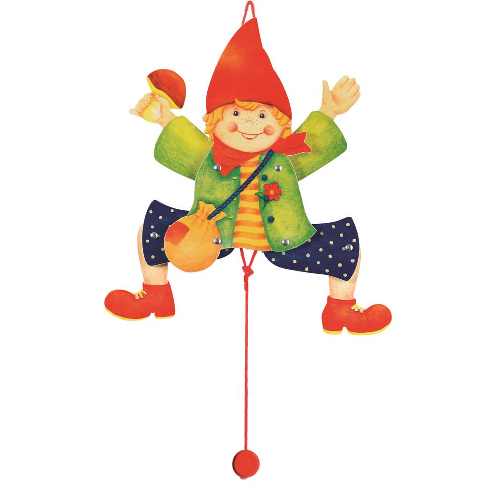 goki Hampelfigur Junge - Kinderzimmerdekoration aus Holz