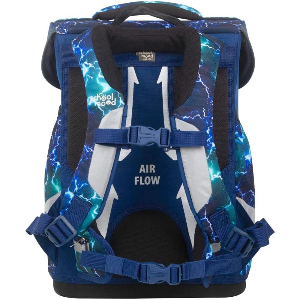 School-Mood Schulranzenset Champion Pro, Felix (Wolf), 7-teilig