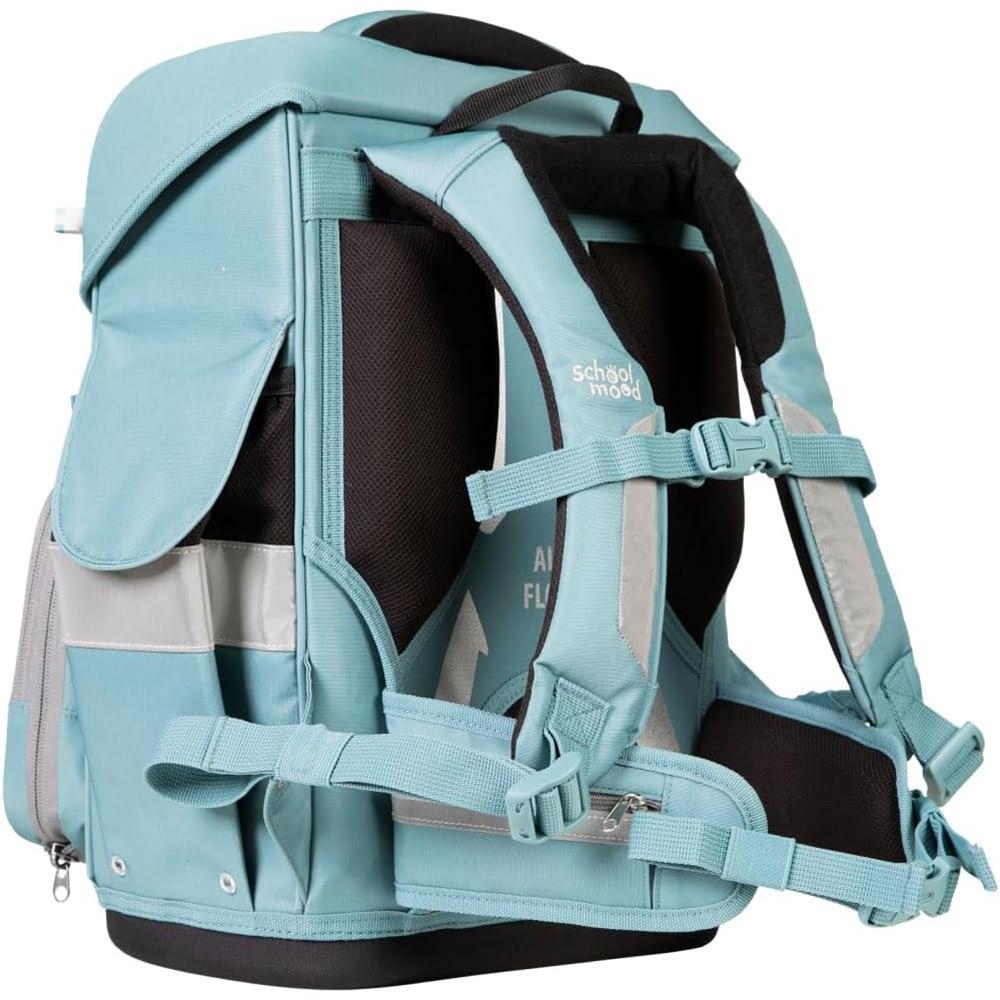 School-Mood Schulranzenset Timeless Pro Dolphin (Ocean Collection), 6-teilig