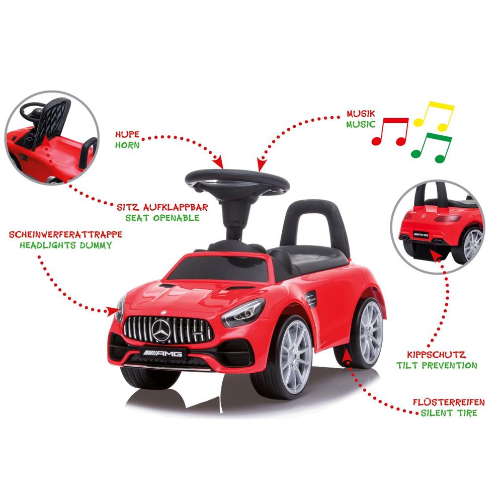 Jamara Rutscher Mercedes-AMG GT rot - Rutschfahrzeug, ab 1,5 Jahre