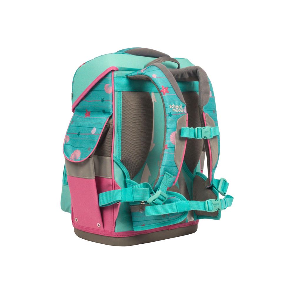 School-Mood Schulranzenset Timeless Air+ Lilly (Meerjungfrau, blau)