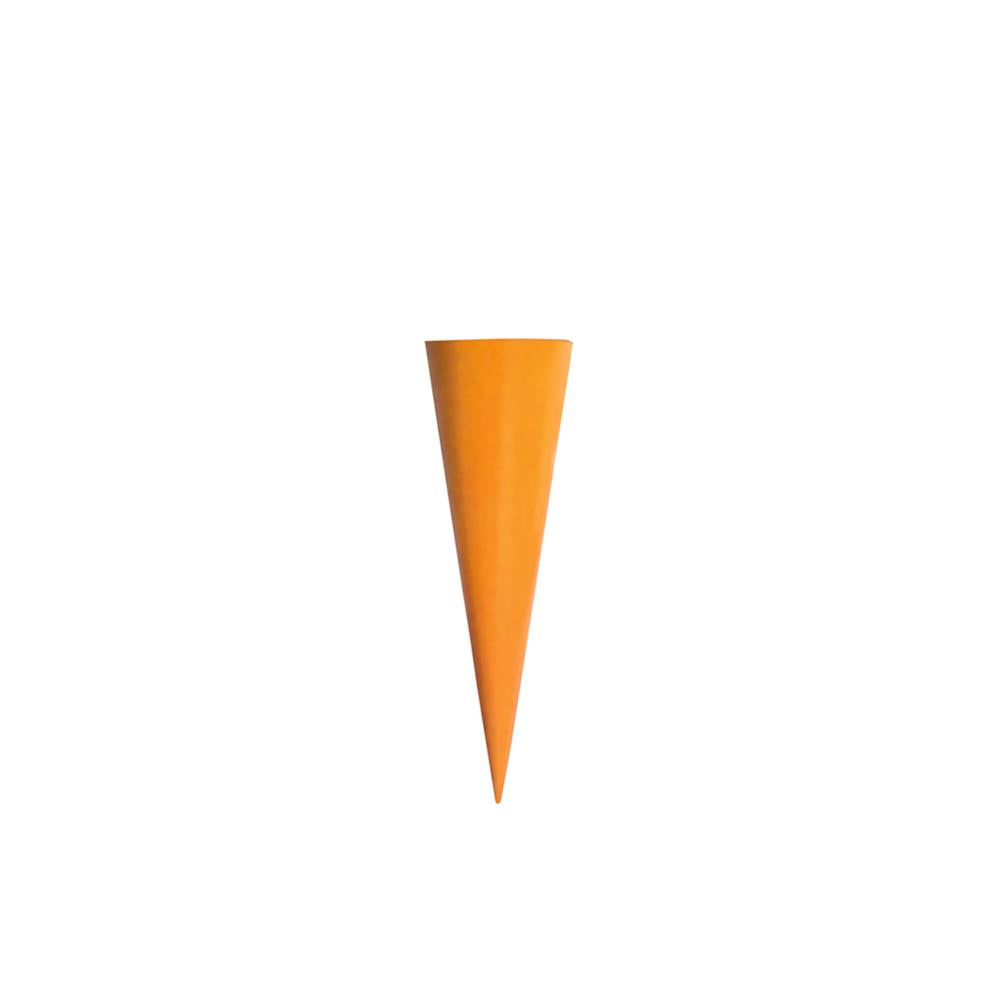 Roth Schultüte-Rohling/Basteltüte, orange, 50cm, rund, ohne Verschluss