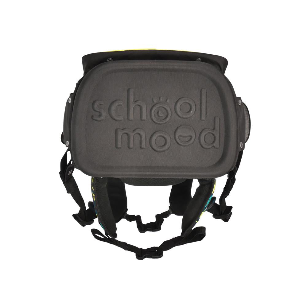 School-Mood Schulranzenset Timeless Air+ Elias (Rennwagen, schwarz)