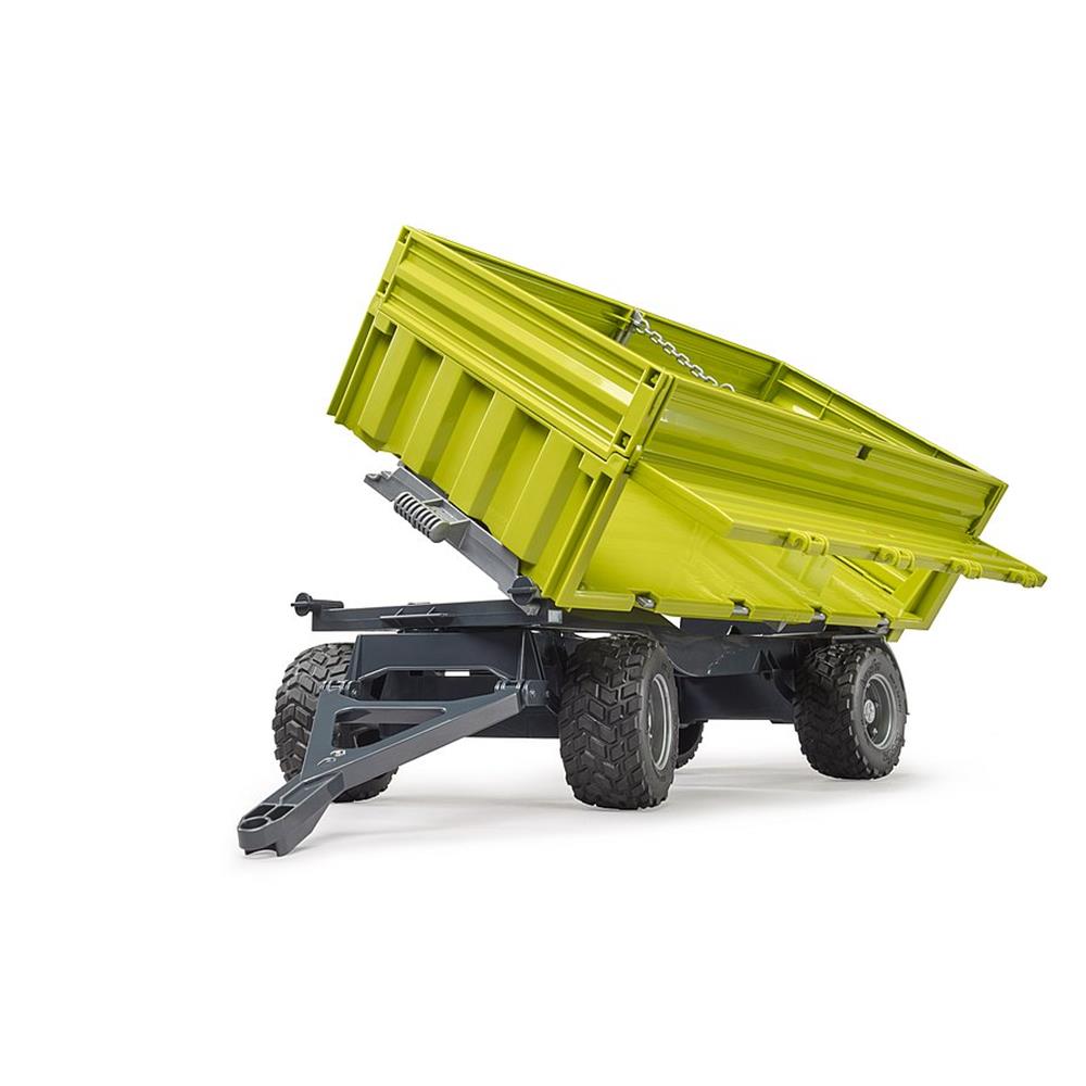 Bruder 02203 - Fliegl Dreiseitenkippanhänger mit Aufsteckbordwand