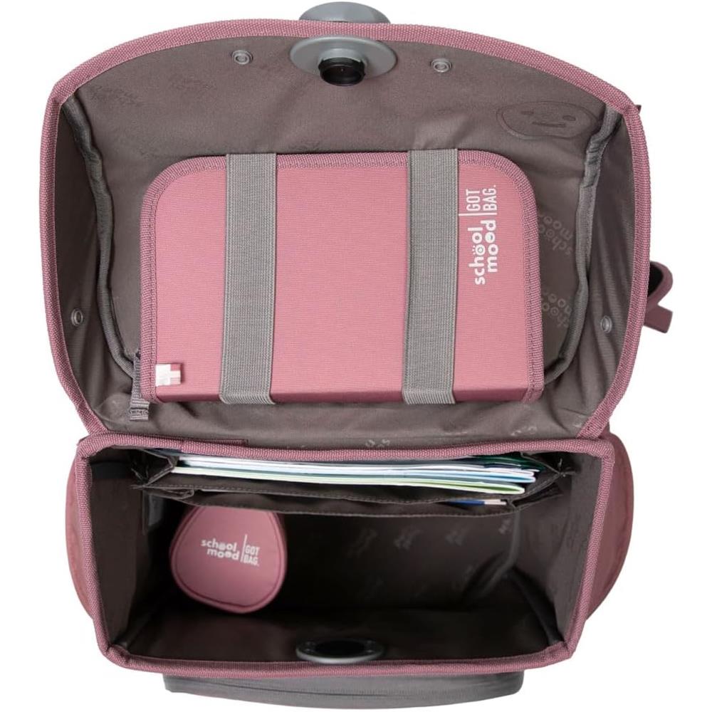 School-Mood Schulranzenset Timeless Pro Axolotl (Ocean Collection), 6-teilig