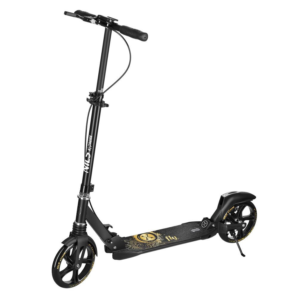 NILS EXTREME HM800 FLY GOLD Scooter, Freizeitroller, ABEC-11, Scheibenbremse, bis 100 kg