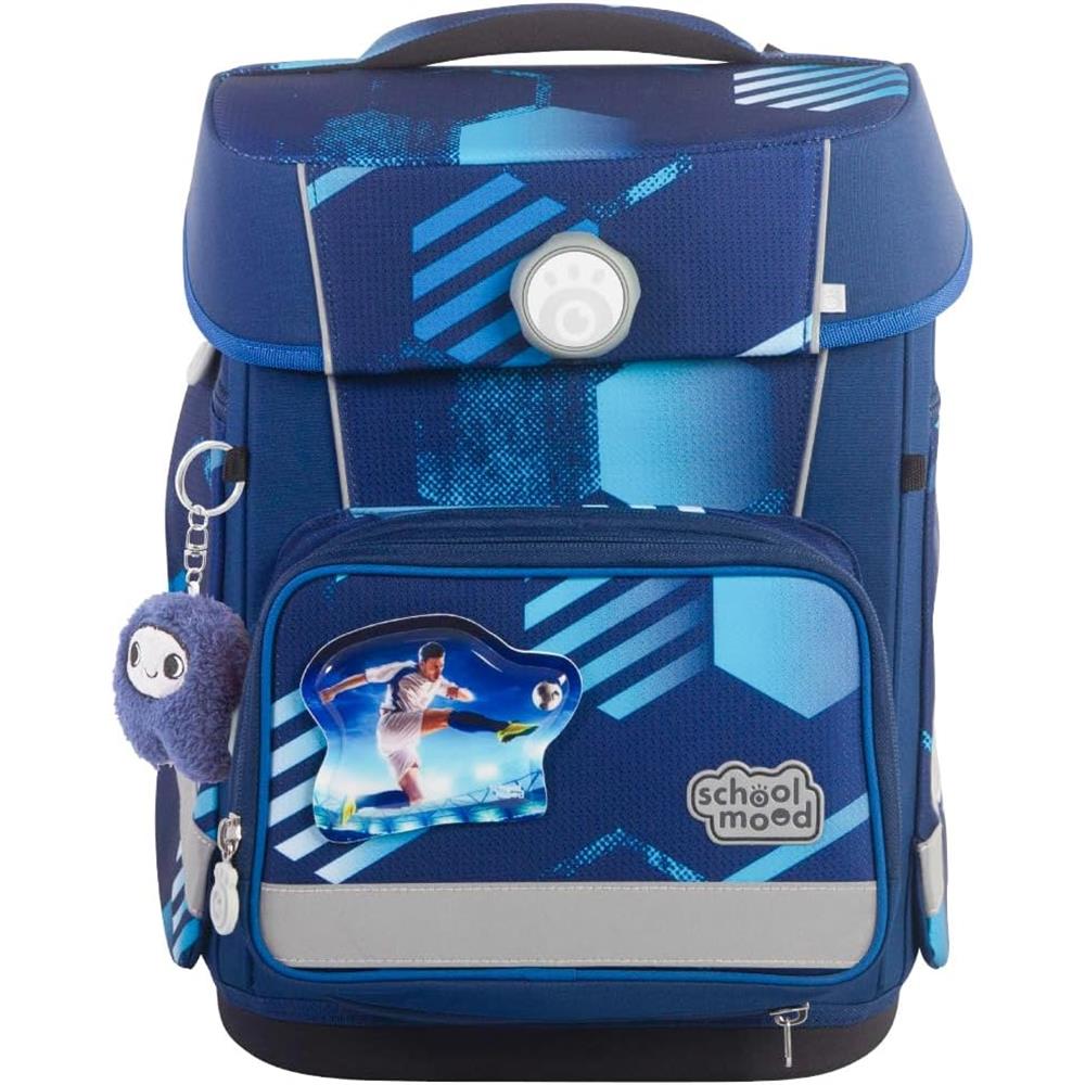 School-Mood Schulranzenset Champion Maxx Pro Jonas (Fußball), 7-teilig