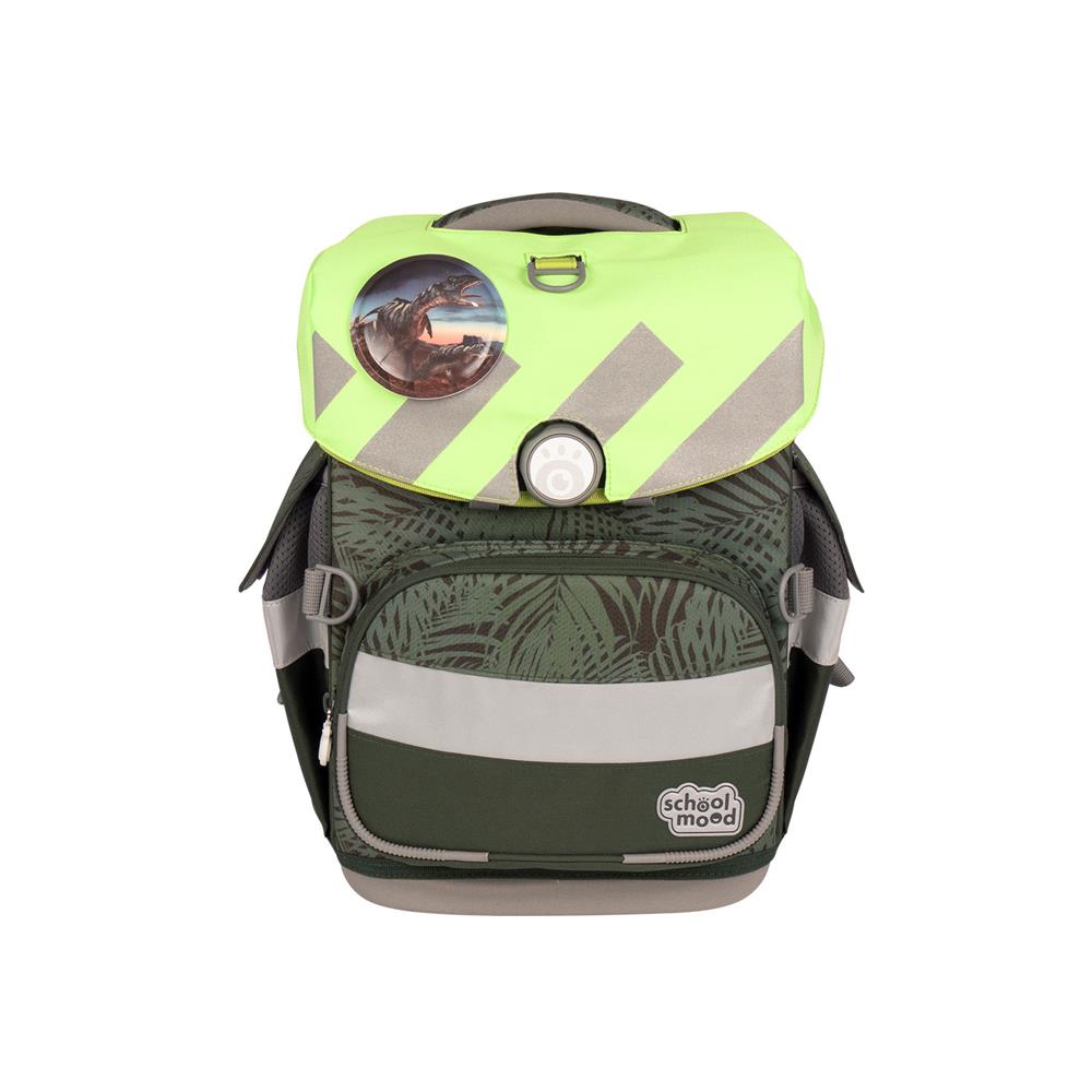 School-Mood NeonCap (grün) Leuchtkappe für Schulranzen Timeless Air+