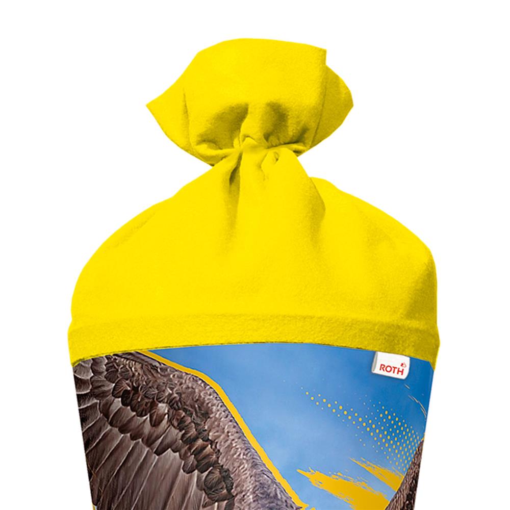 Roth Schultüte Seeadler, 70cm, rund, Rot(h)-Spitze, Filzverschluss