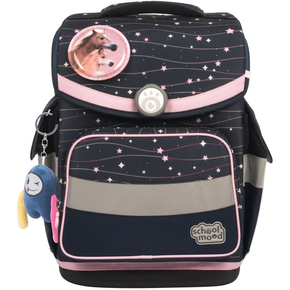 School-Mood Schulranzenset Timeless Pro, Ella (Pferd), 7-teilig