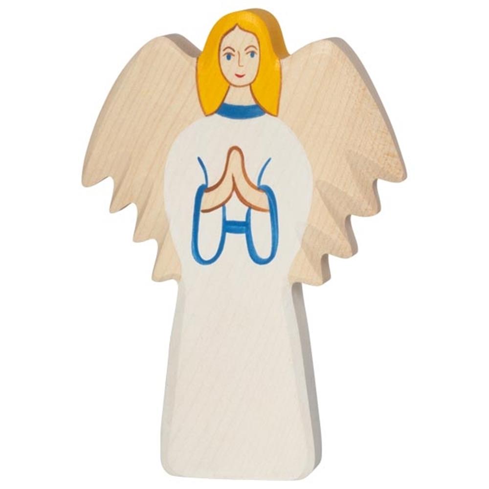 Holztiger Holzfigur - Erzengel 2, Krippenfigur