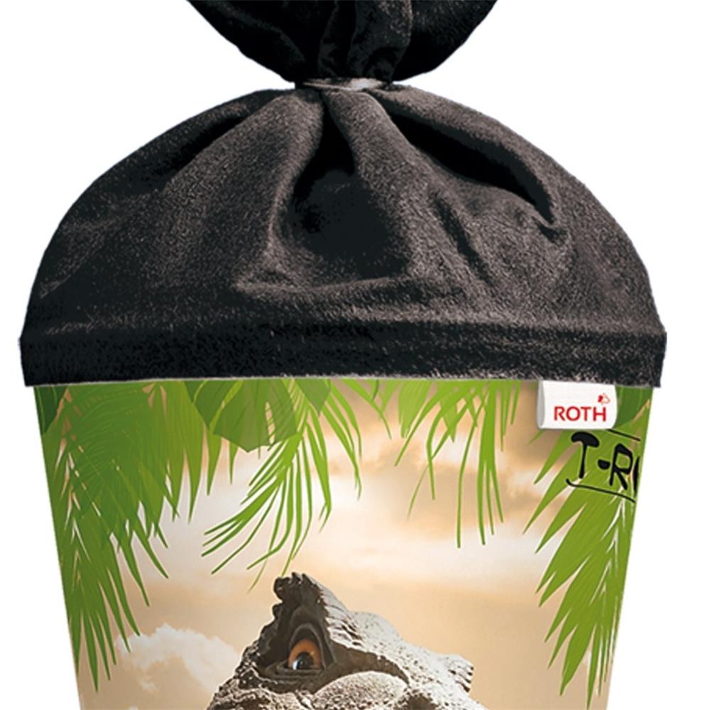 Roth Schultüte Dinosaurier Tyrannosaurus, 70cm, rund, Rot(h)-Spitze, Filzverschluss