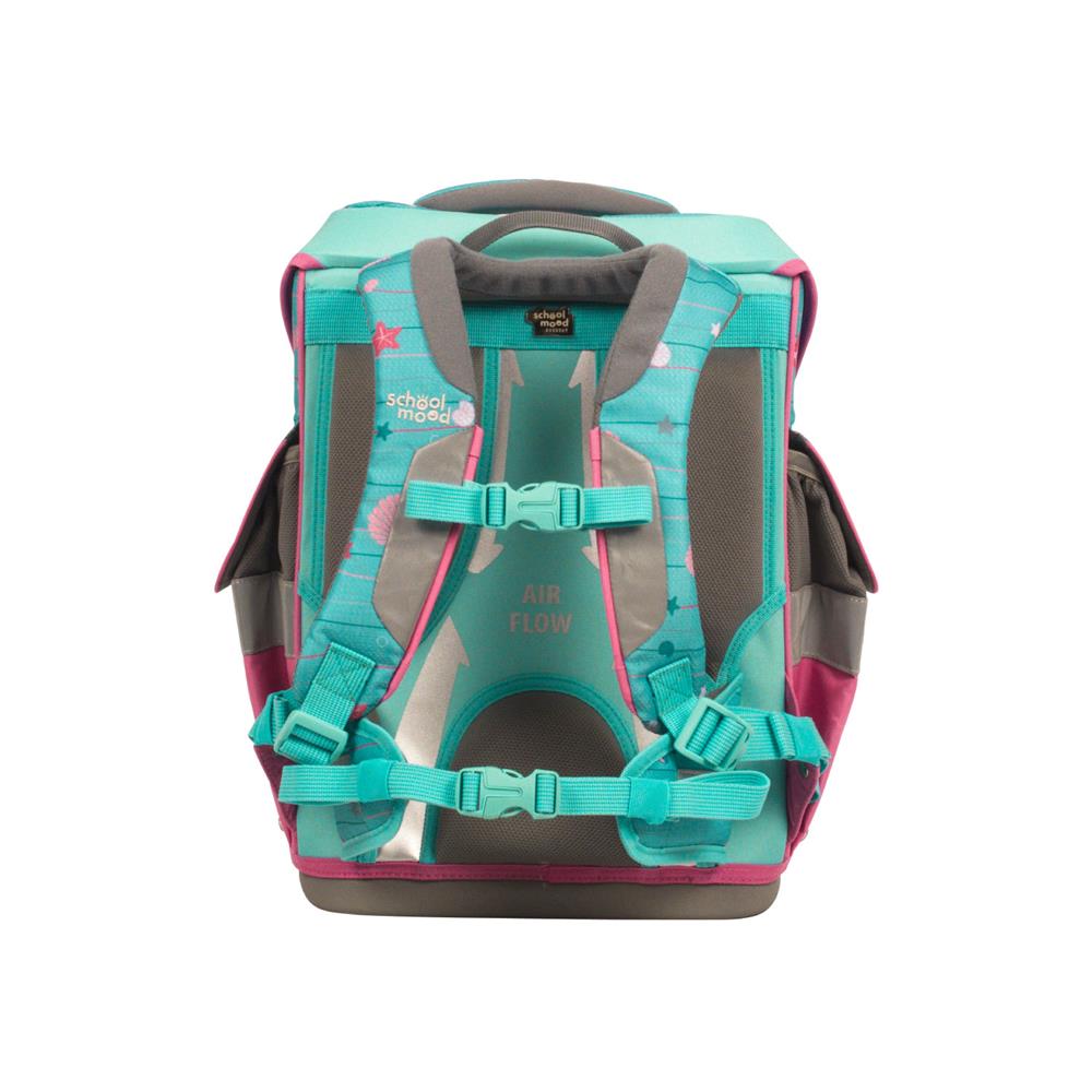 School-Mood Schulranzenset Timeless Air+ Lilly (Meerjungfrau, blau)