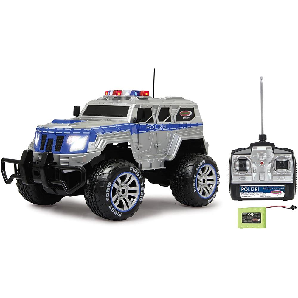 Jamara Polizei Panzerwagen Monstertruck, 1:12, 27MHz, LED inkl. Akku & Ladegerät