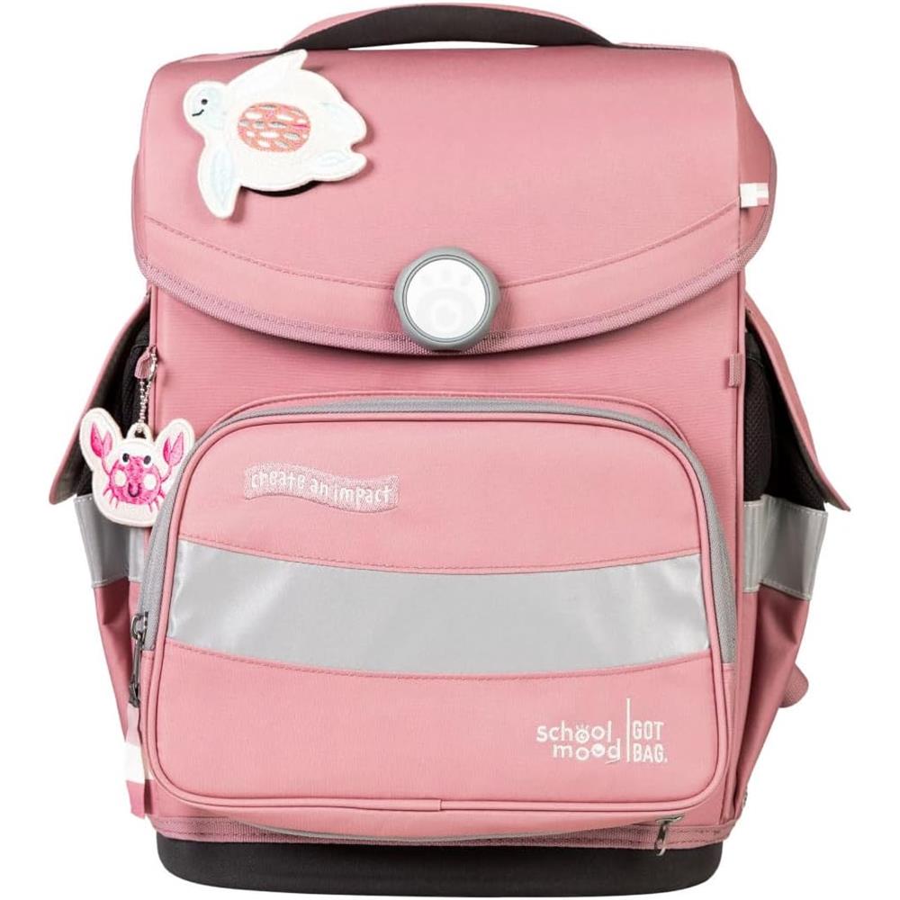 School-Mood Schulranzenset Timeless Pro Axolotl (Ocean Collection), 6-teilig