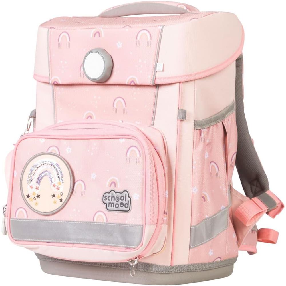 School-Mood Schulranzenset Champion Pro, Rainbow, 7-teilig