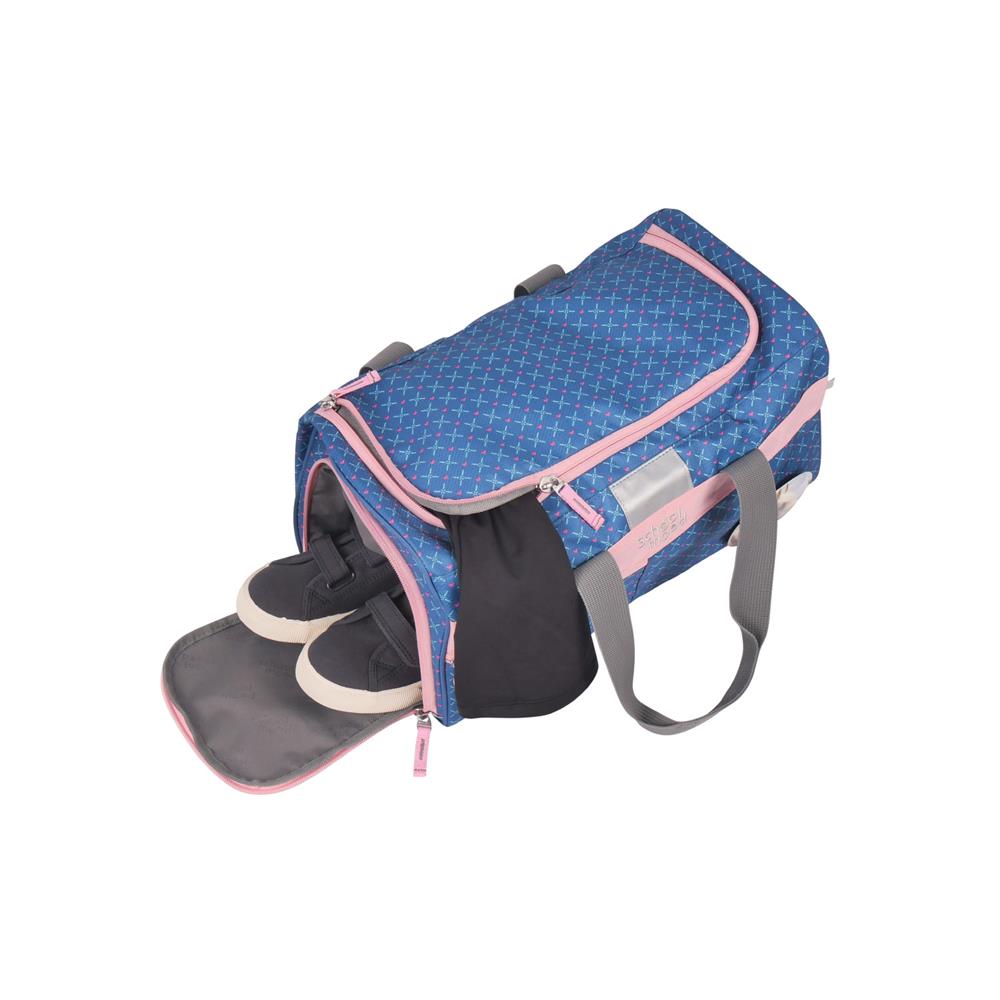 School-Mood Sporttasche Mila (Pferd, blau)