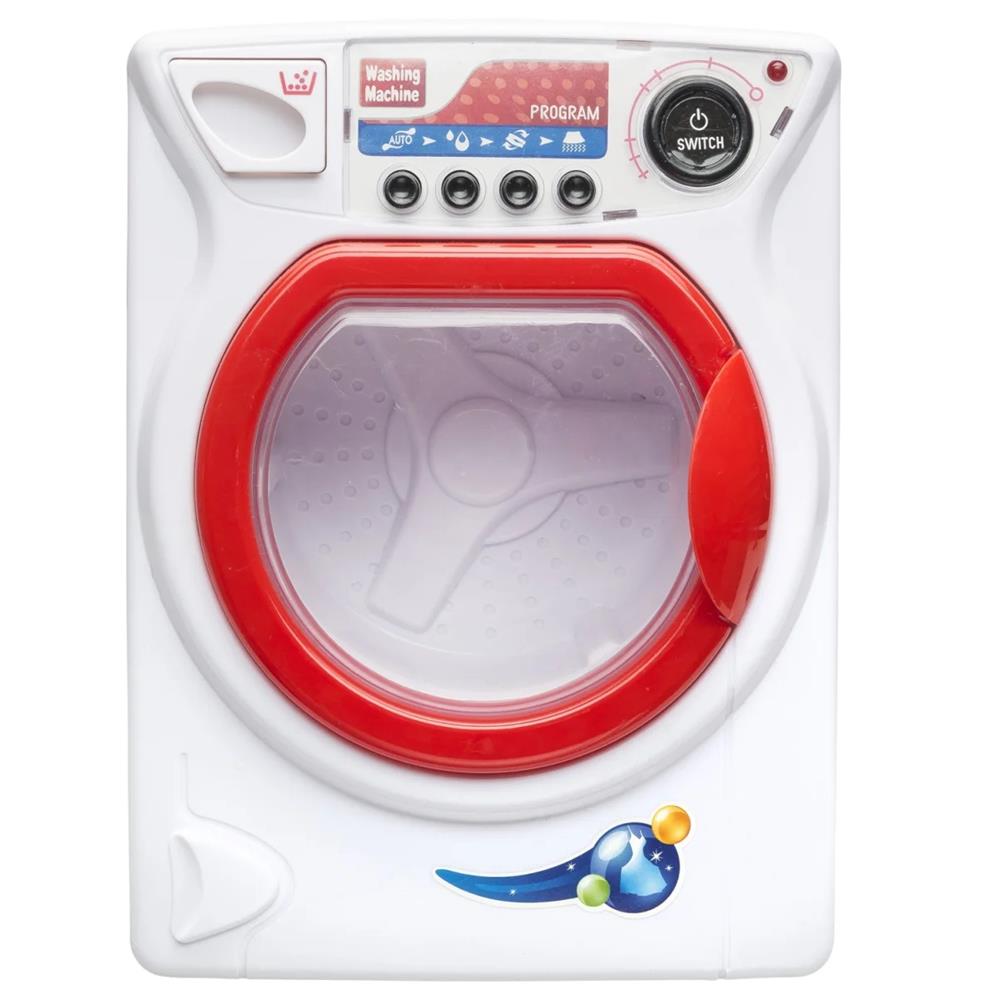 Idena Waschmaschine mit realistischen Licht- und Soundeffekten und rotierende Waschtrommel