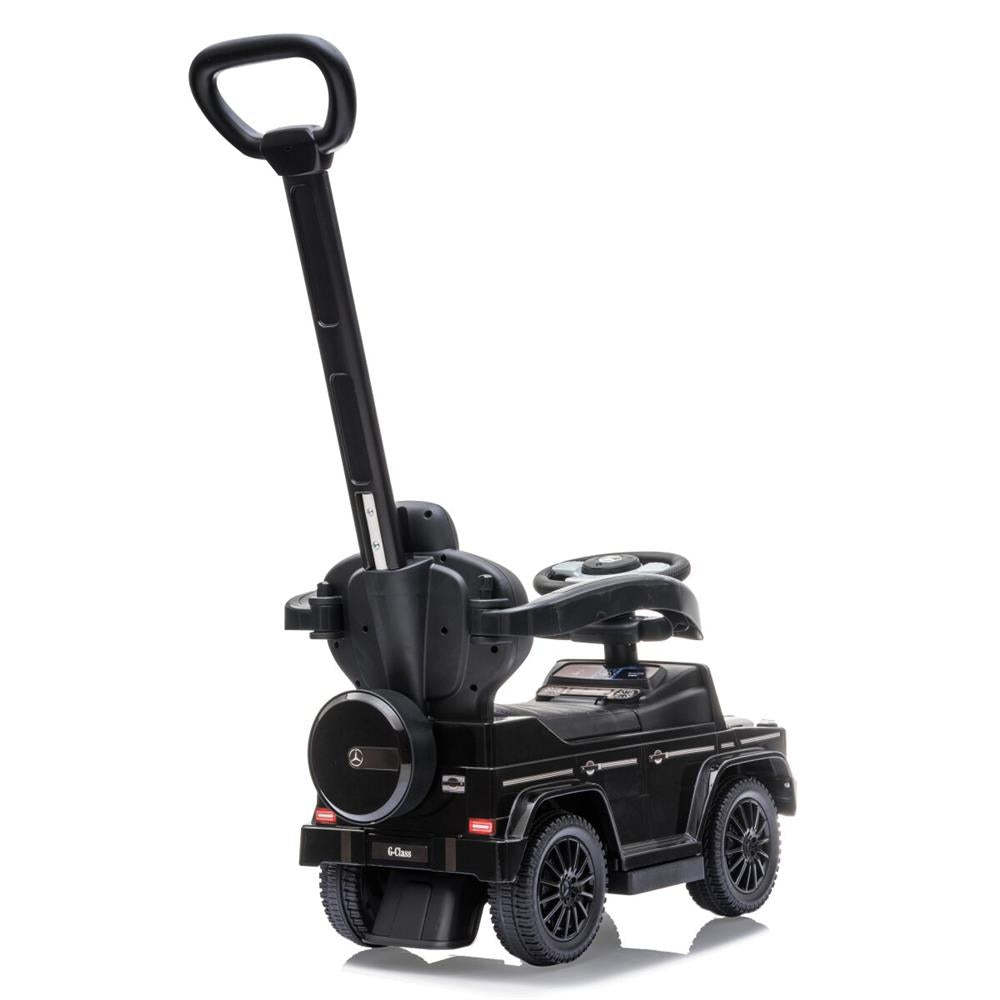 Jamara Rutscher Rutscher Mercedes-Benz G 350 d schwarz 3in1 - Rutschfahrzeug, mit Schiebestange