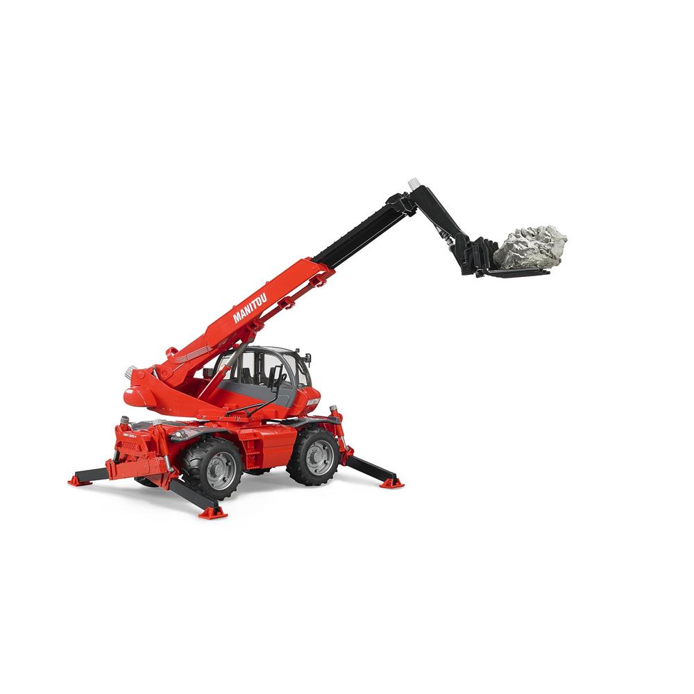 Bruder 02129 - Manitou Teleskopstapler MRT 2150 mit Zubehör