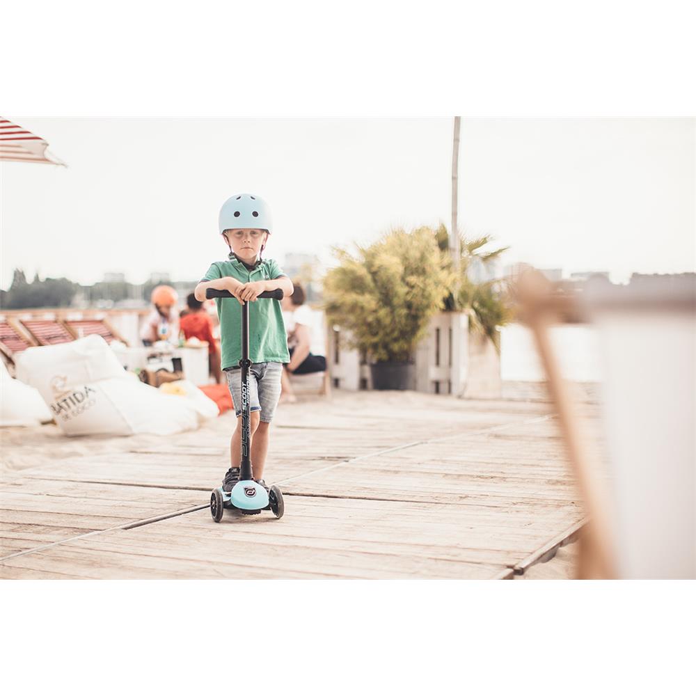 Scoot & Ride Highwaykick 3 LED Scooter, blueberry - Kinderroller, ab 3 Jahren