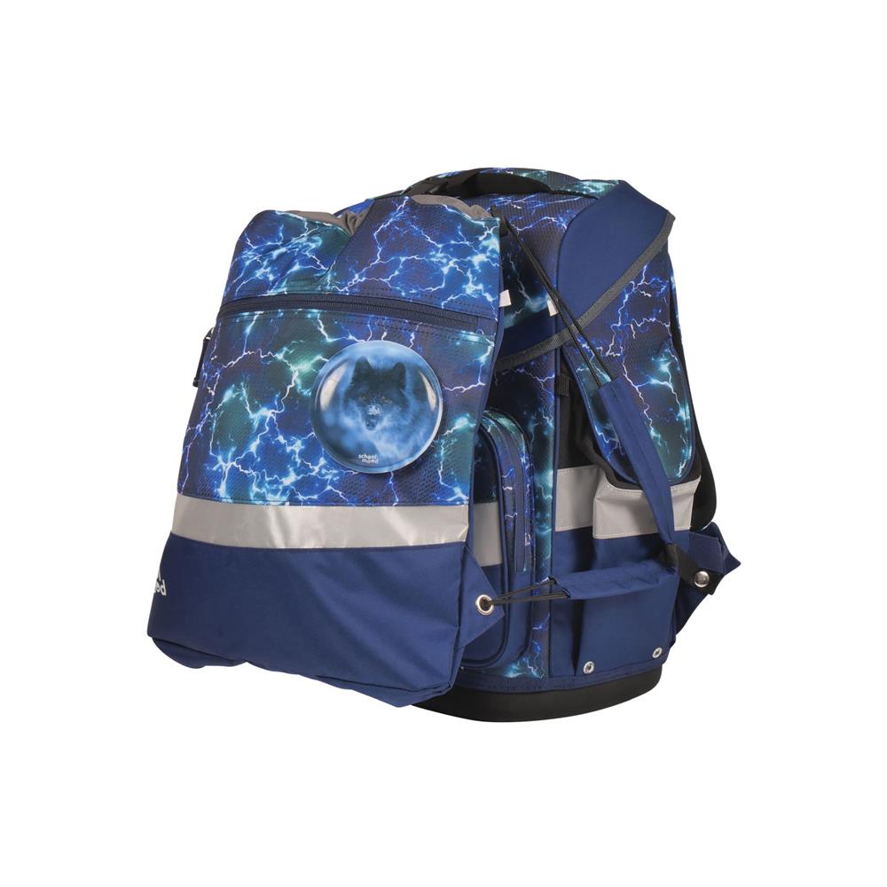 School-Mood Schulranzenset Timeless Air+ Felix (Wolf, blau)