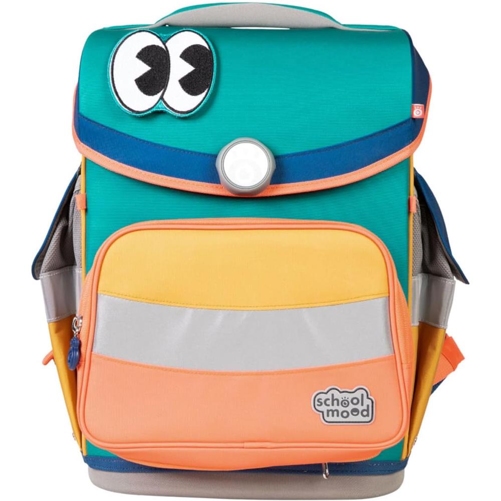 School-Mood Schulranzenset Timeless Pro Happy Emerald (Happy Colours Collection), 6-teilig