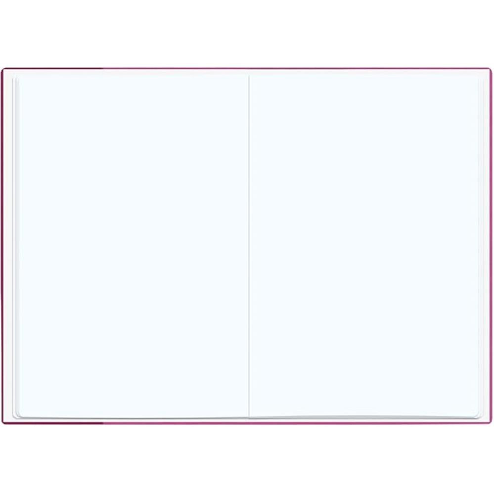 Roth Zeugnismappe Spectrum Pink, mit 12 A4 Klarsichthüllen, im Buchleineinband