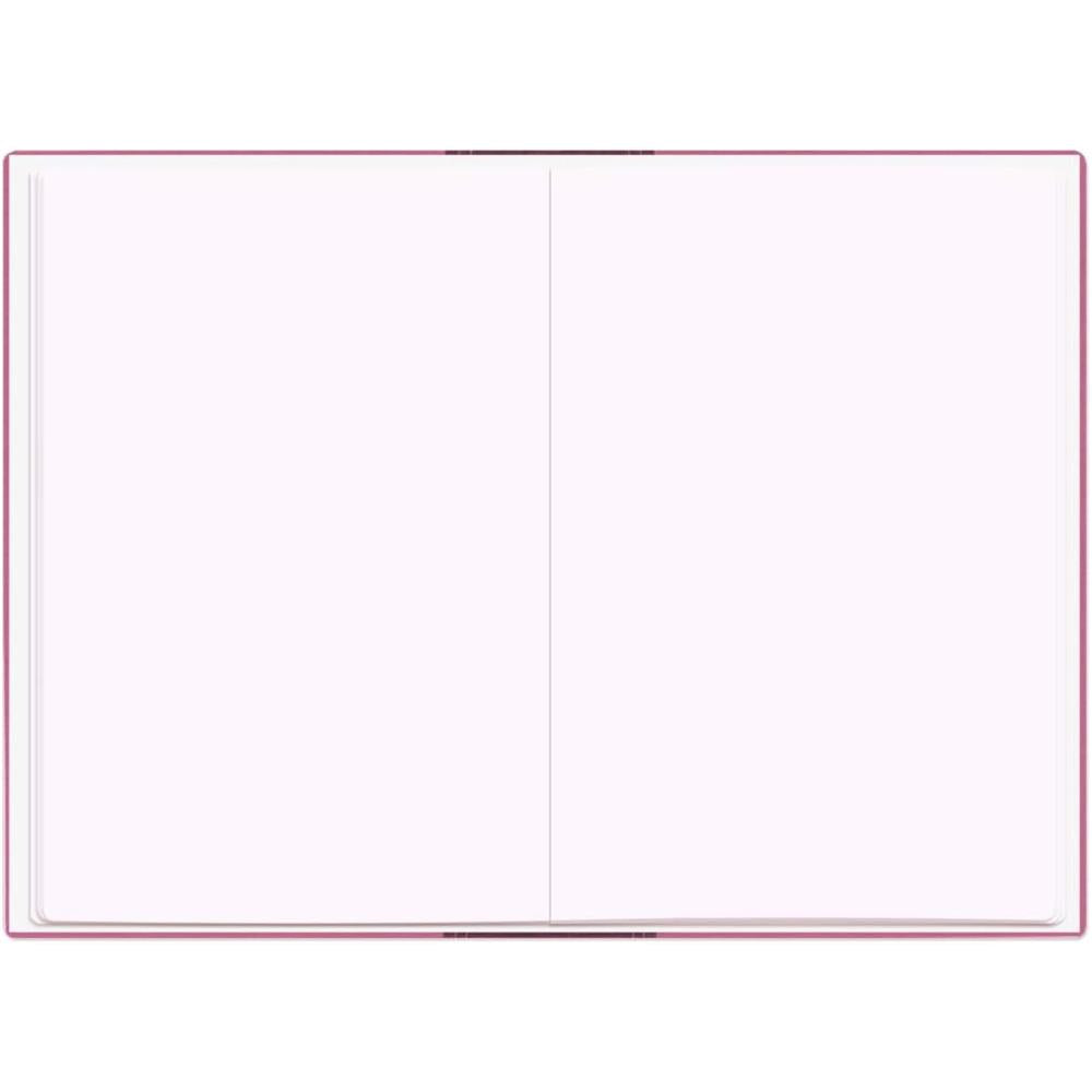 Roth Zeugnismappe Bicolor Cherry-Pink, mit 12 A4 Klarsichthüllen, im Buchleineinband