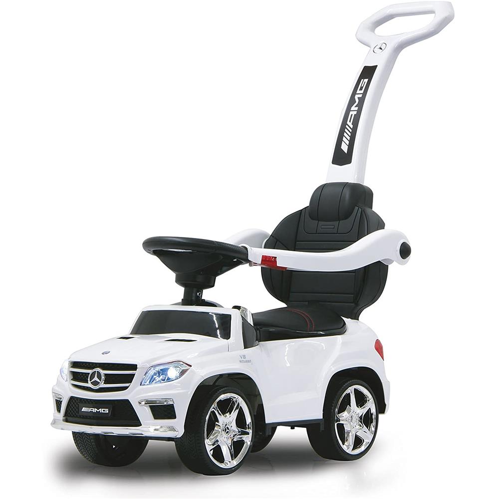 Jamara Rutscher Mercedes-AMG GL 63 weiß 2in1 - Rutschfahrzeug, mit Schiebestange