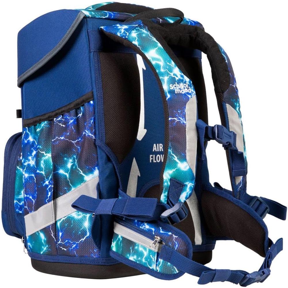 School-Mood Schulranzenset Champion Pro, Felix (Wolf), 7-teilig