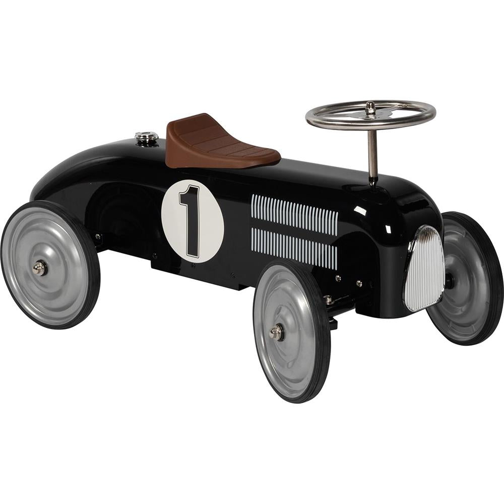 Goki Rutscherfahrzeug, schwarz - Kinderfahrzeug, Rutschauto, ab 1 Jahr