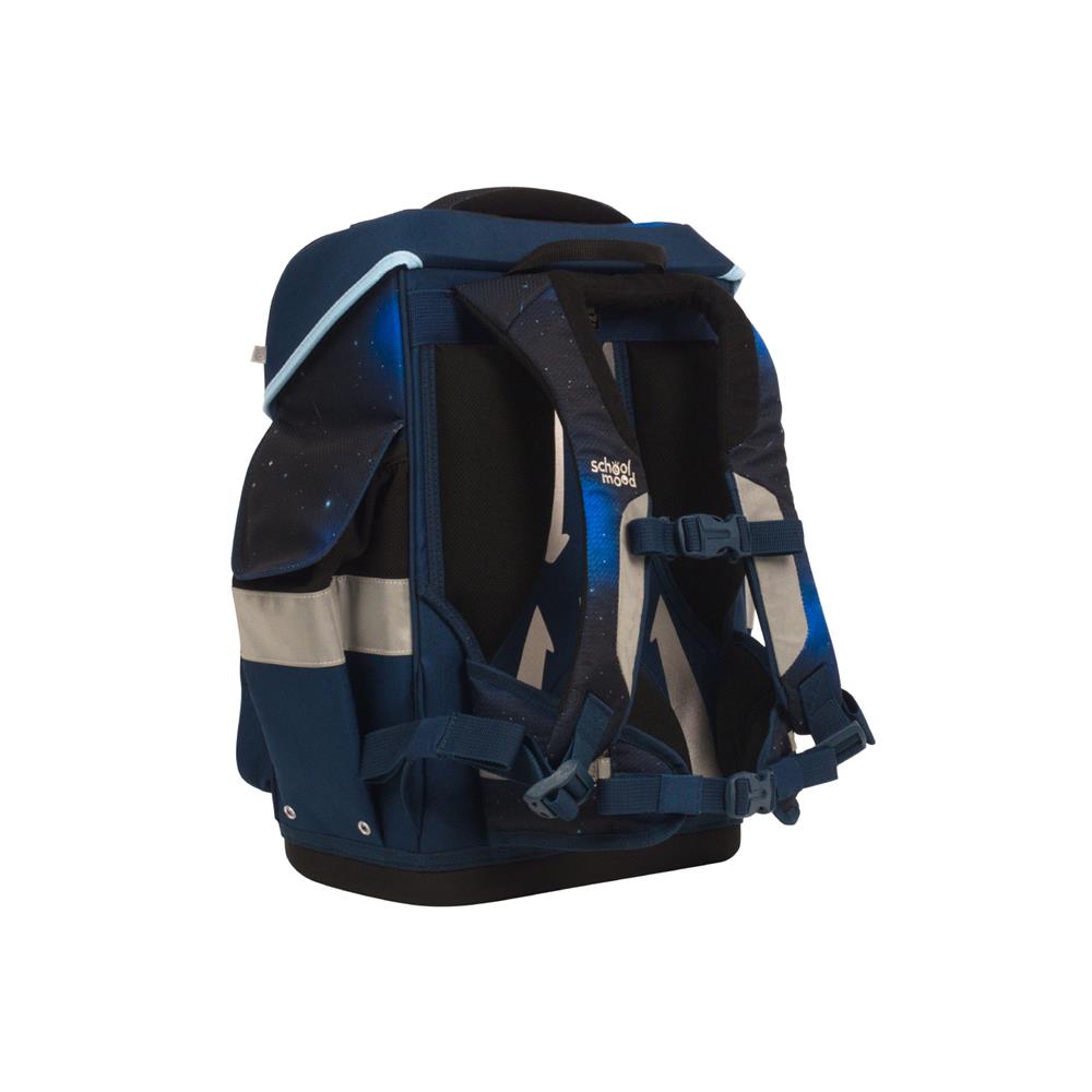 School-Mood Schulranzenset Timeless Air+ Moritz (Weltall, blau)