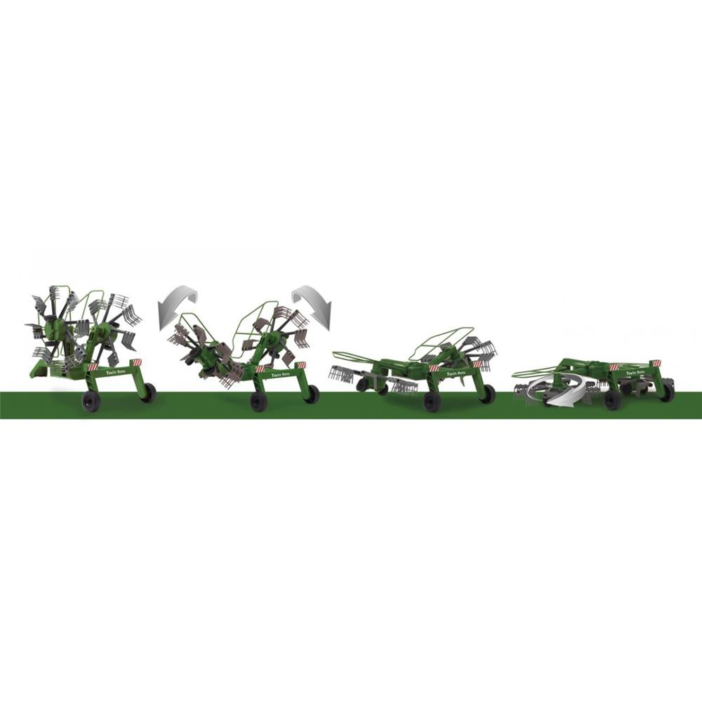 Jamara Schwader Twin Roto für RC-Traktor Fendt 1:16 Ferngesteuerte Traktor-Auslegearme
