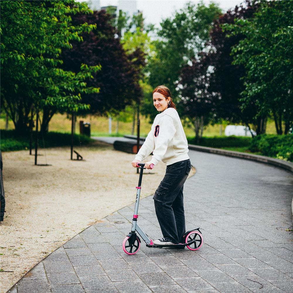 NILS EXTREME HM127 City Scooter Rosa, Freizeitroller, ABEC-7, bis 100 kg