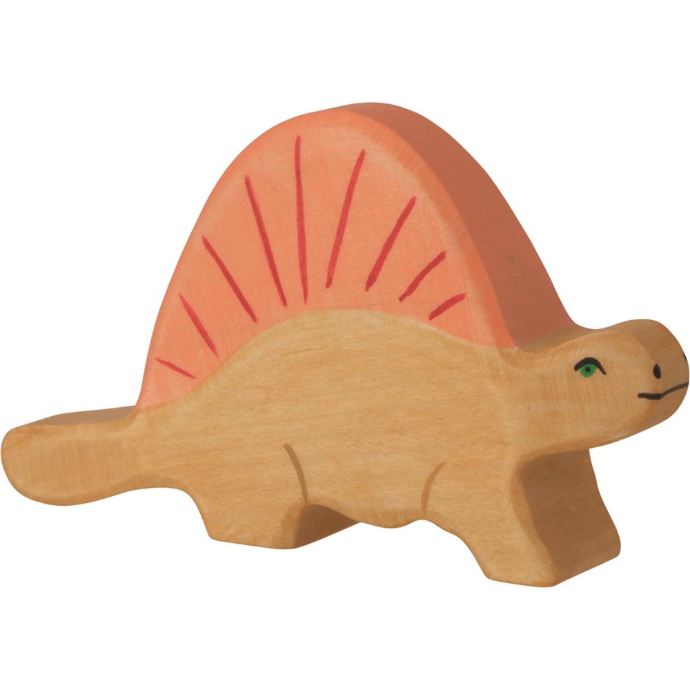 Holztiger Holzfigur - Dimetrodon, Dinosaurier, Holzspielzeug, ab 3 Jahren