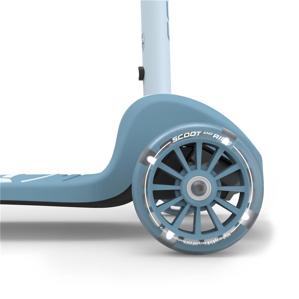 Scoot & Ride Highwaykick 3S Scooter, steel - Kinderroller, ab 3 Jahren