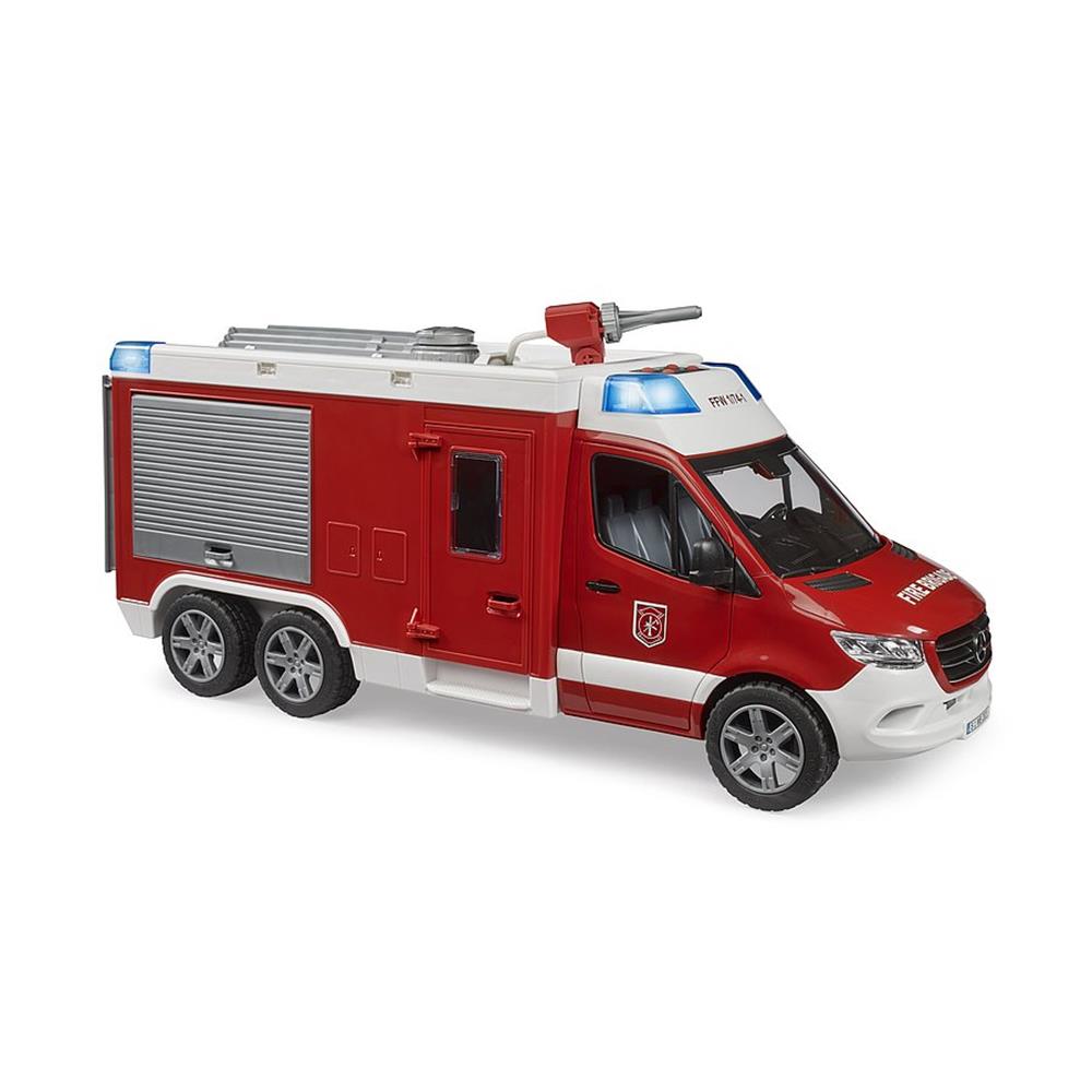 Bruder 02680 - Mercedes Benz Sprinter Feuerwehrrüstwagen, 1:16, mit Licht & Sound Modul