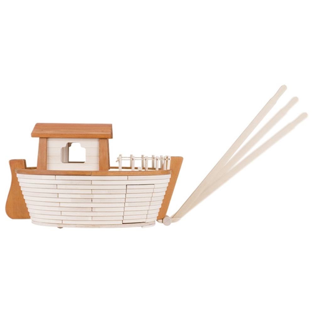 Holztiger Arche Noah Holzspielzeug Schiff ohne Figuren und Dekoration