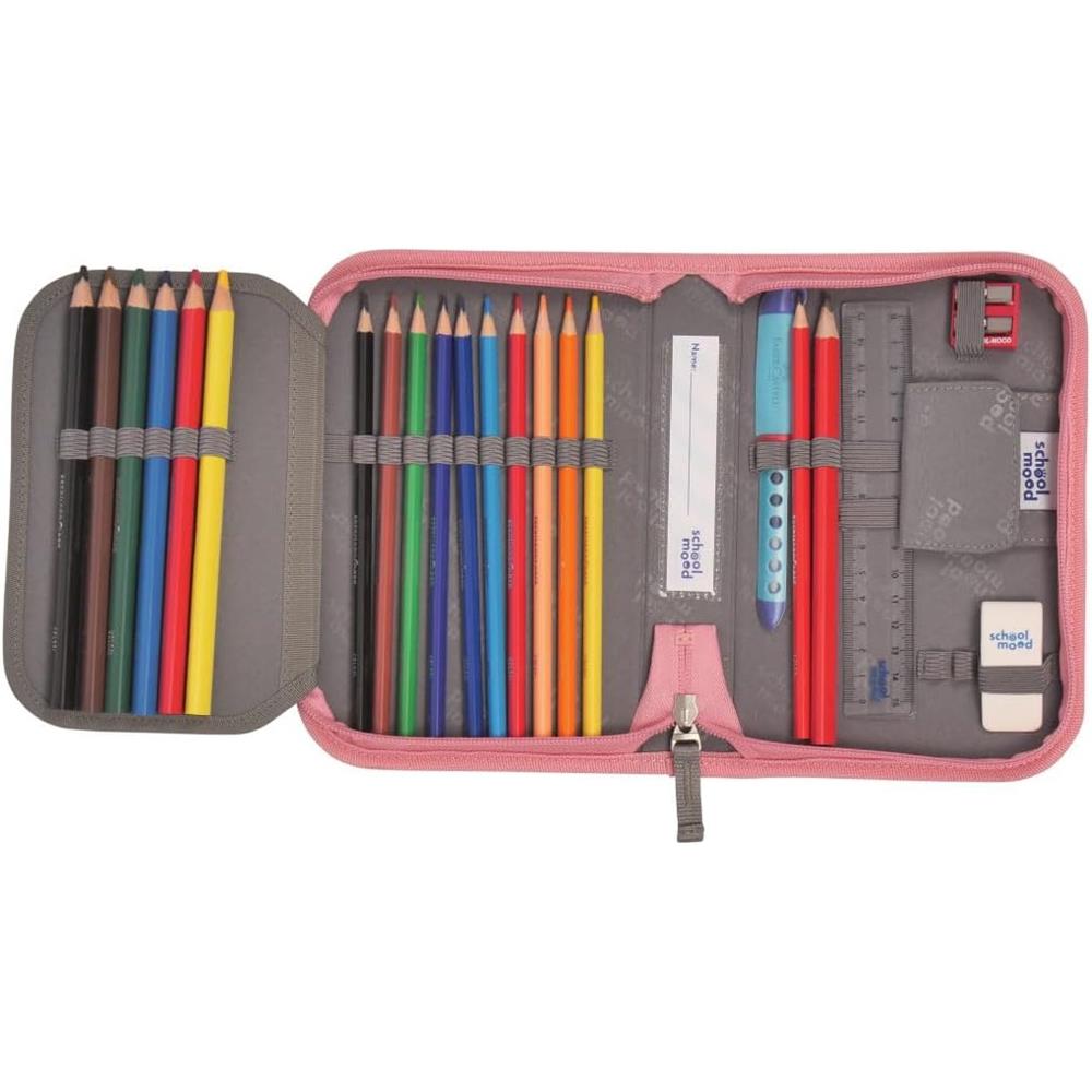 School-Mood Schulranzen Set Champion Pro Rainbow (Regenbogen) 7-teilig für Schulanfänger