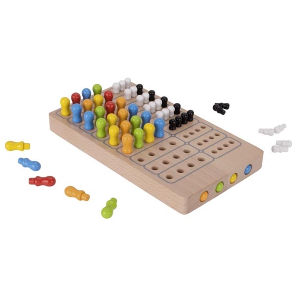goki Master Logic Spiel, basic, Logikspiel, aus Holz, für 2 Spieler