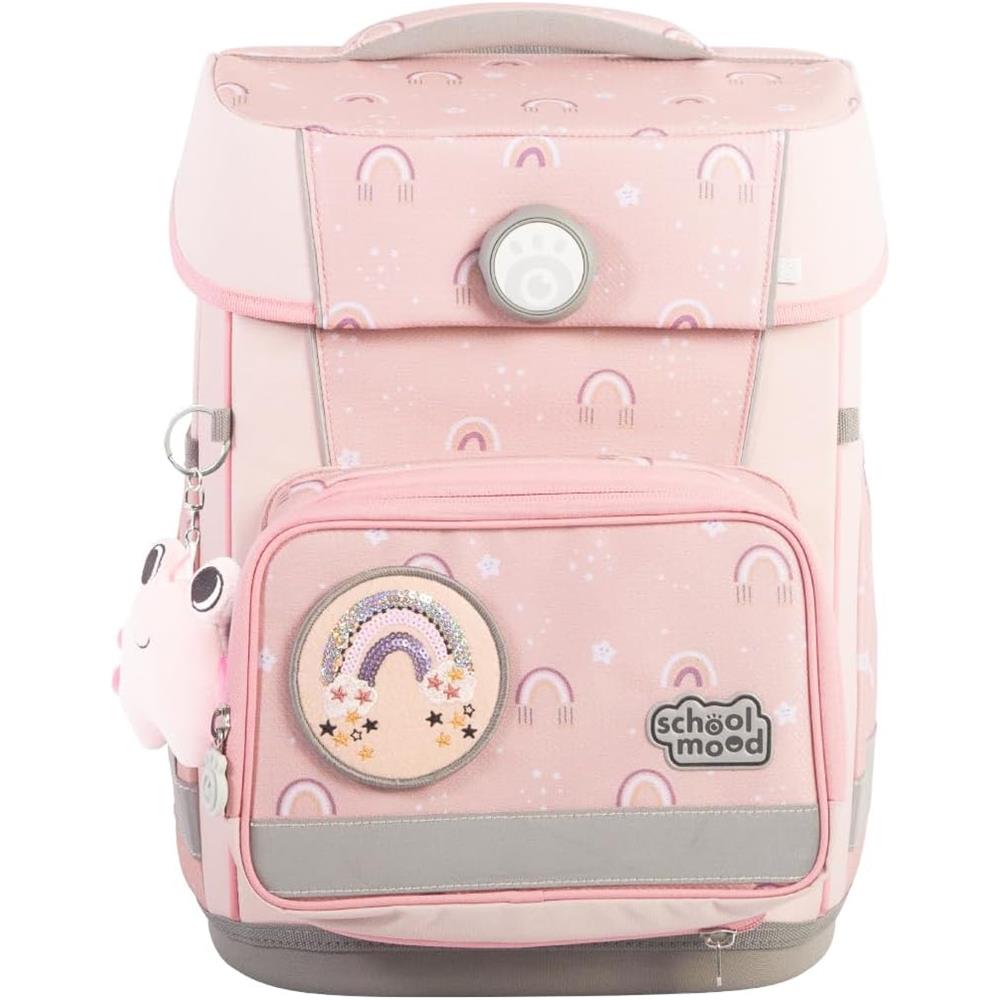 School-Mood Schulranzenset Champion Pro, Rainbow, 7-teilig