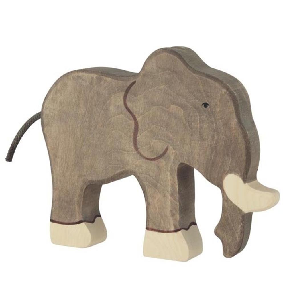 Holztiger Holzfigur - Elefant, Tierfigur
