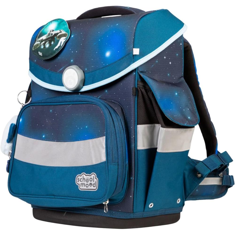 School-Mood Schulranzenset Timeless Pro Moritz (Space), 7-teilig