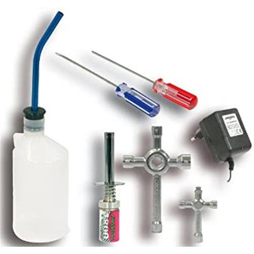 Jamara Nitro Starter Set UniPro Einsteigerset Werkzeug-Set für Modellbau