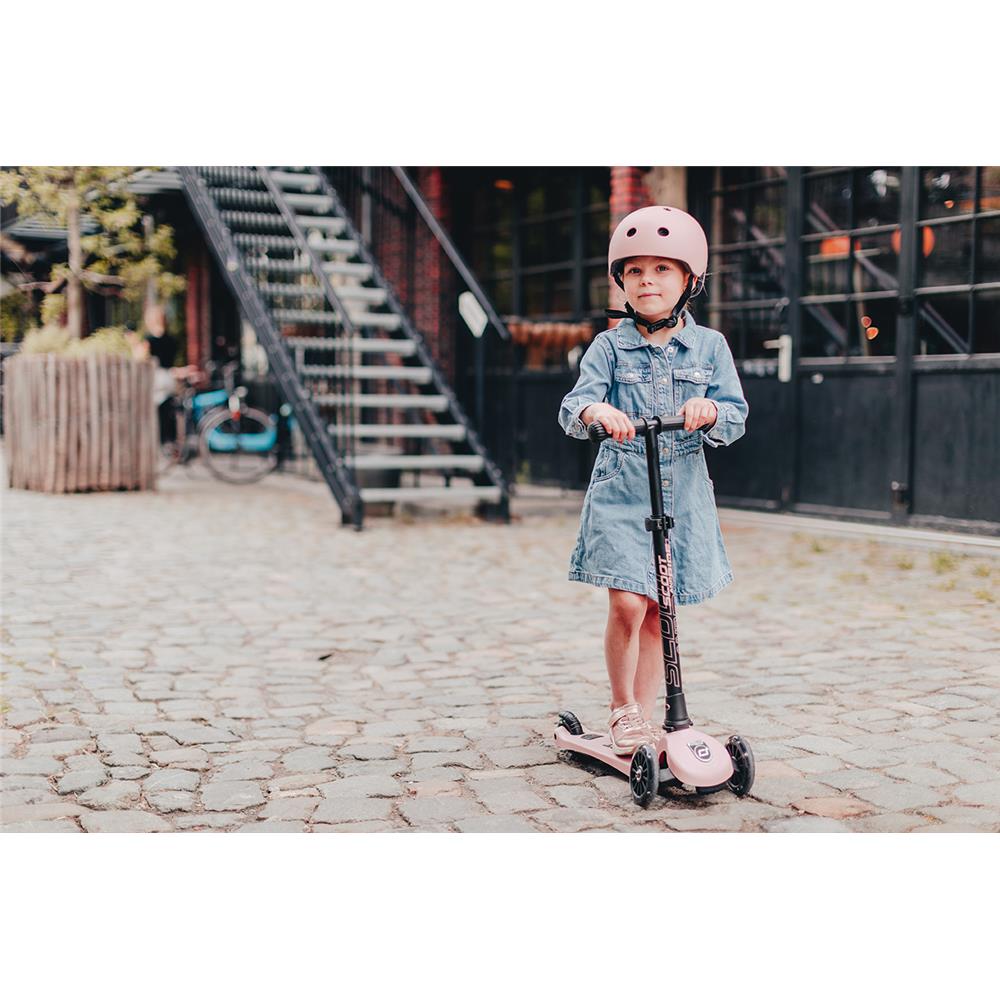 Scoot & Ride Highwaykick 3 LED Scooter, rose - Kinderroller, ab 3 Jahren