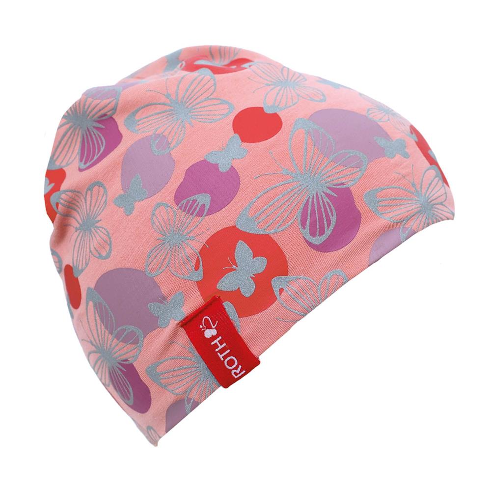 Roth ReflActions Jersey-Beanie Schmetterling, 5-8 Jahre, 50-54cm, mit reflektierende Details