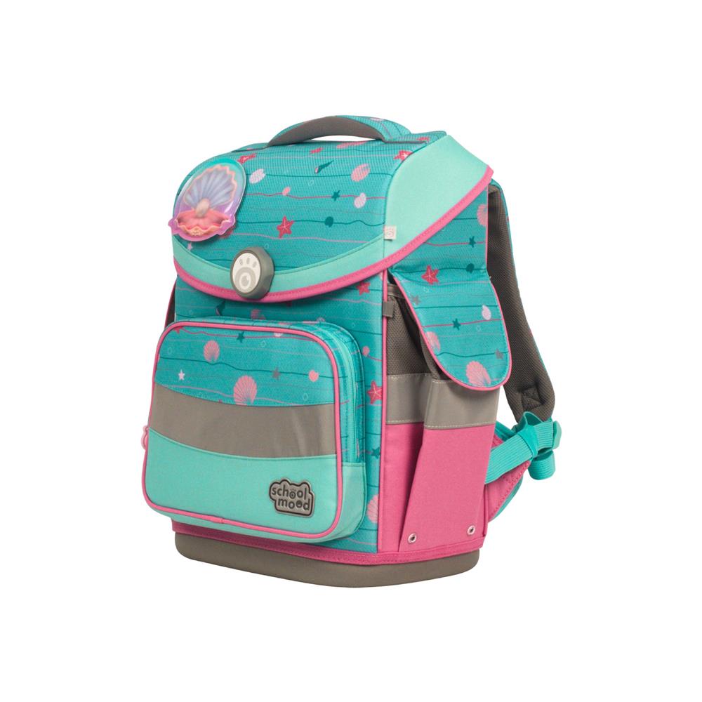 School-Mood Schulranzenset Timeless Air+ Lilly (Meerjungfrau, blau)