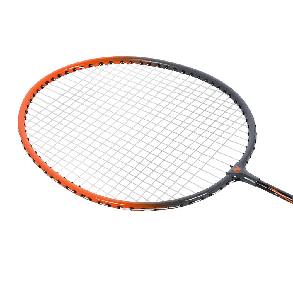 NILS Badmintonschläger Set mit Schutzhülle Freizeit Outdoor Garten Sport